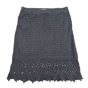 Athleta Crochet Knit‎ Skirt Grey Women’s Size Small